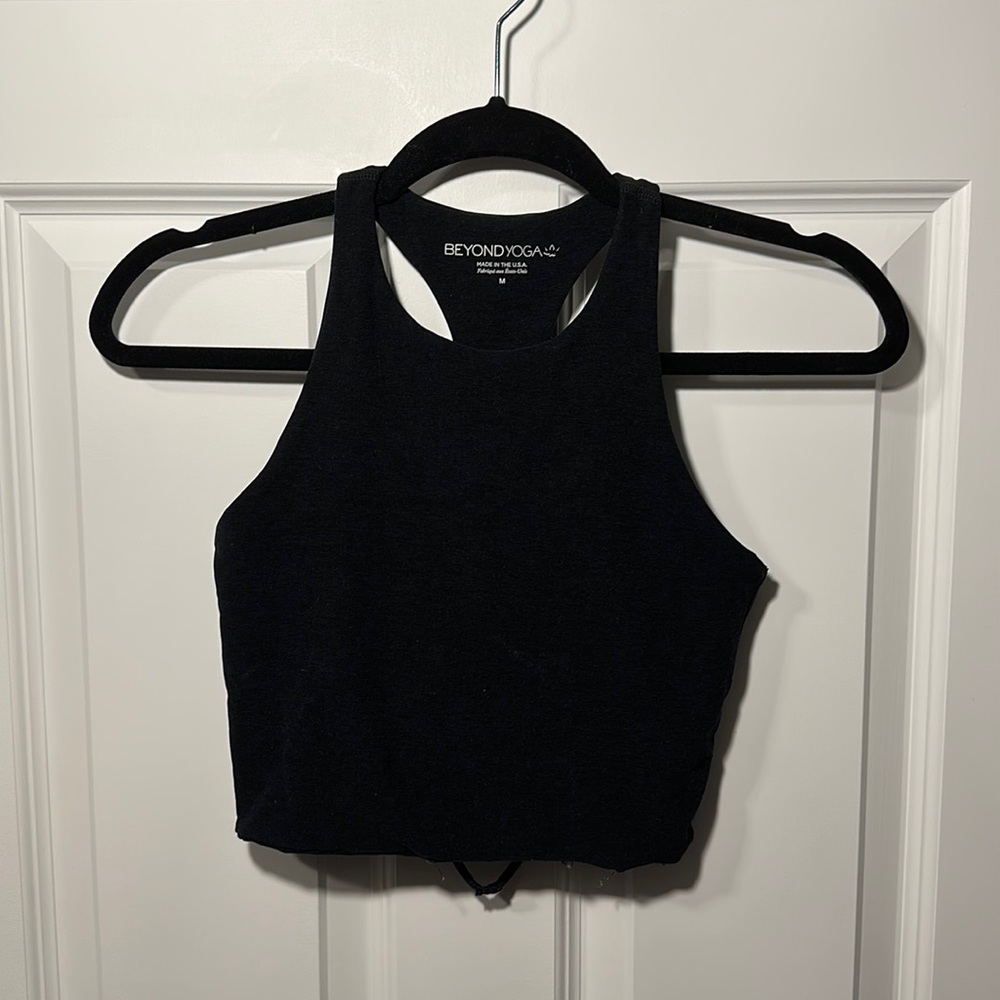 BEYOND YOGA SPACEDYE CROPPED TANK